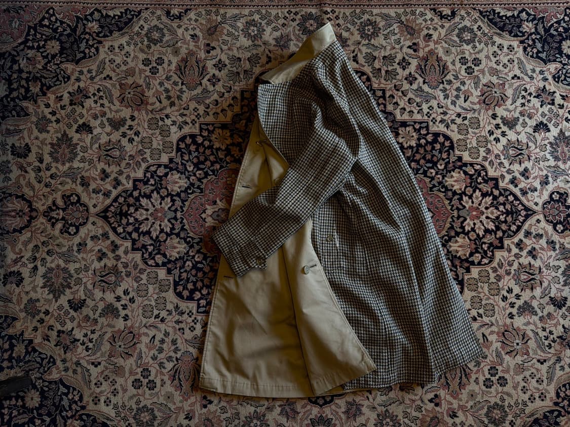 버버리 아이리쉬 트위드 래글런 코트 100 상품이미지4