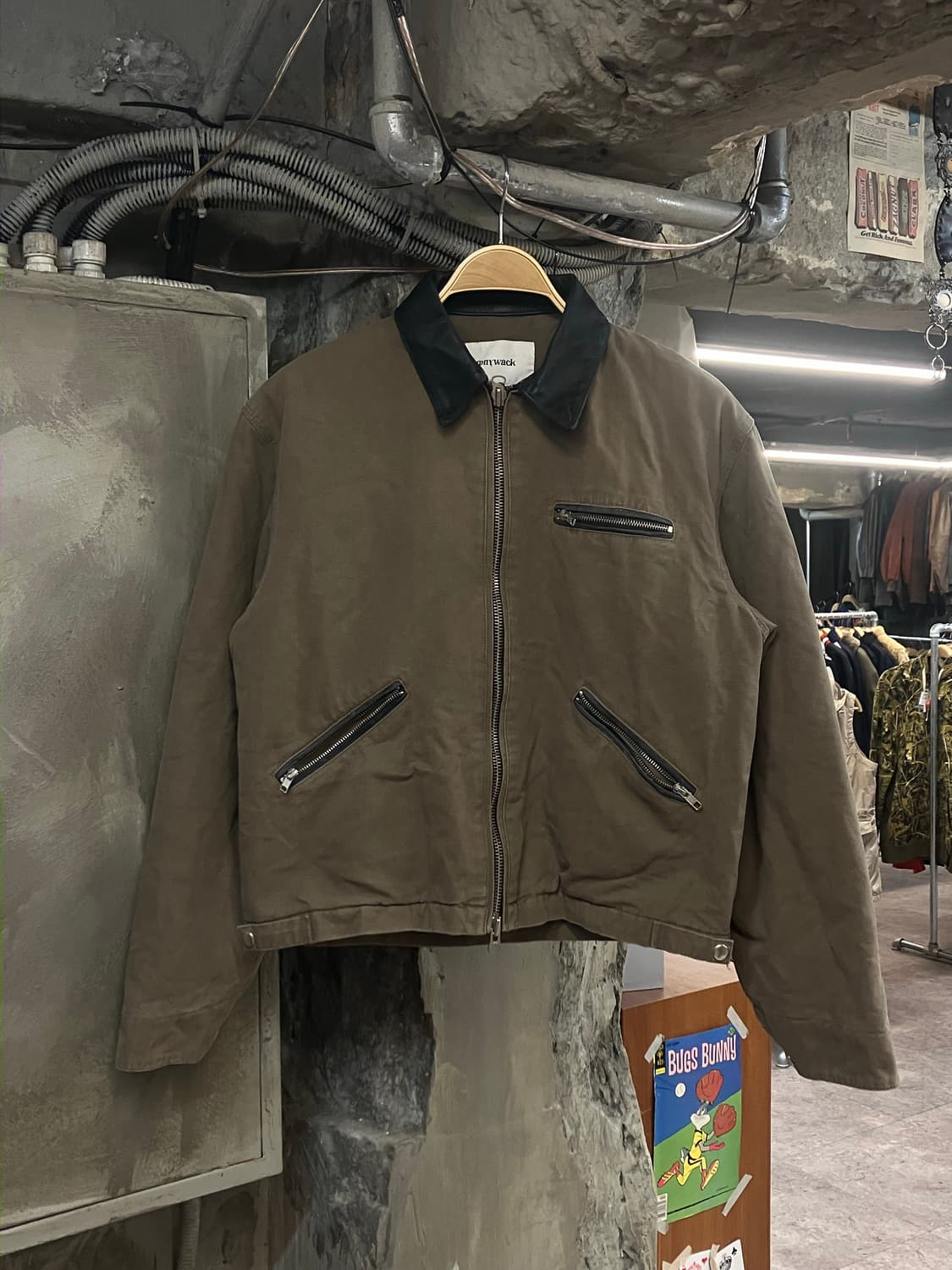 토니웩 카라 자켓 브라운 M  #csz2334 상품이미지4