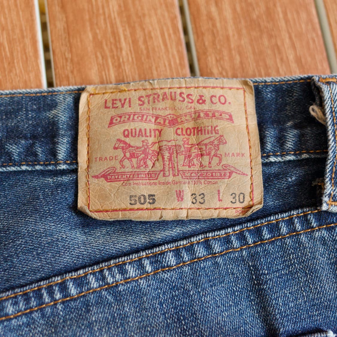 00‘s Levi’s 505 denim pants 상품이미지5