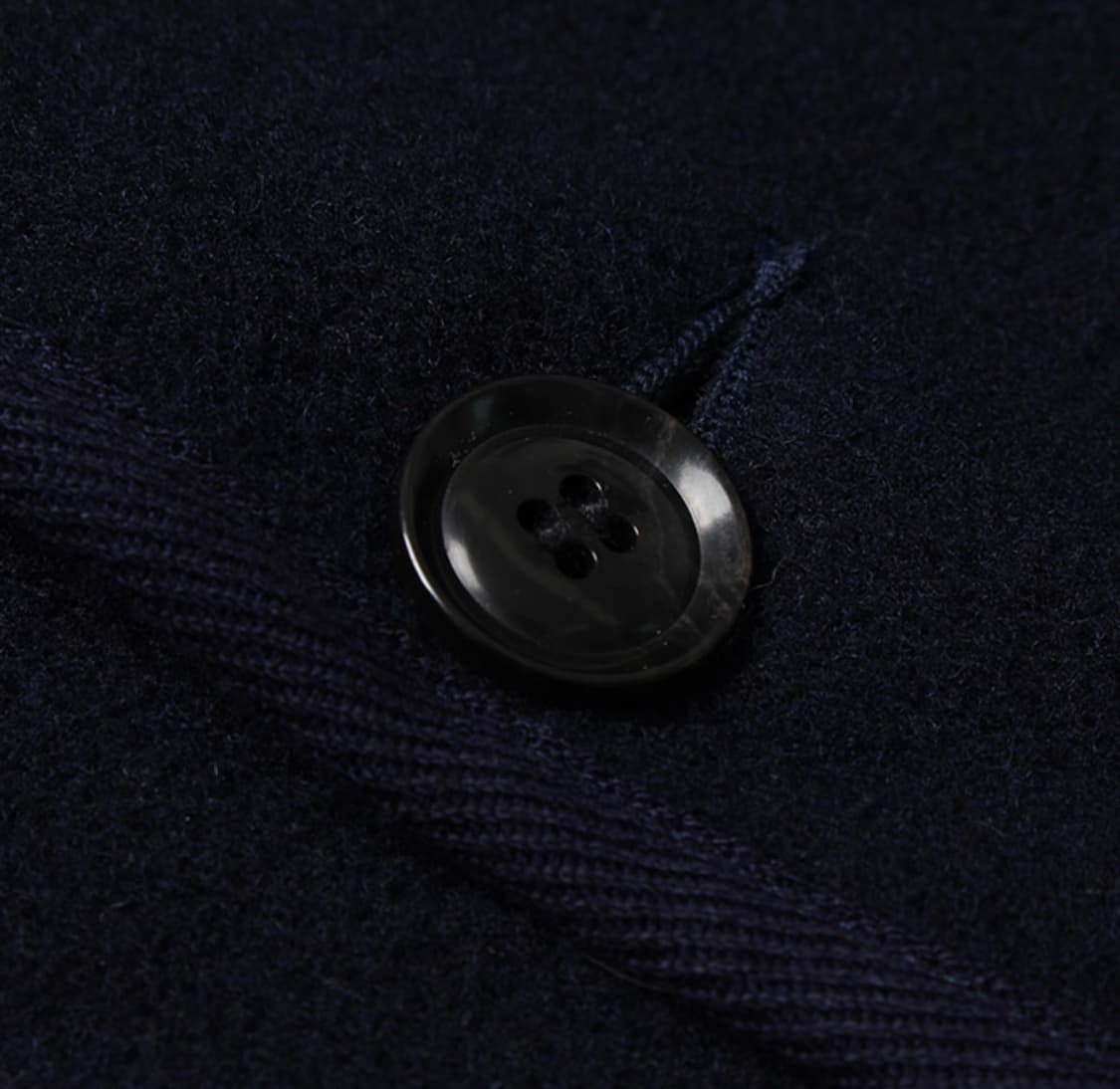 단톤 네이비 울 하프 코트 상품이미지6