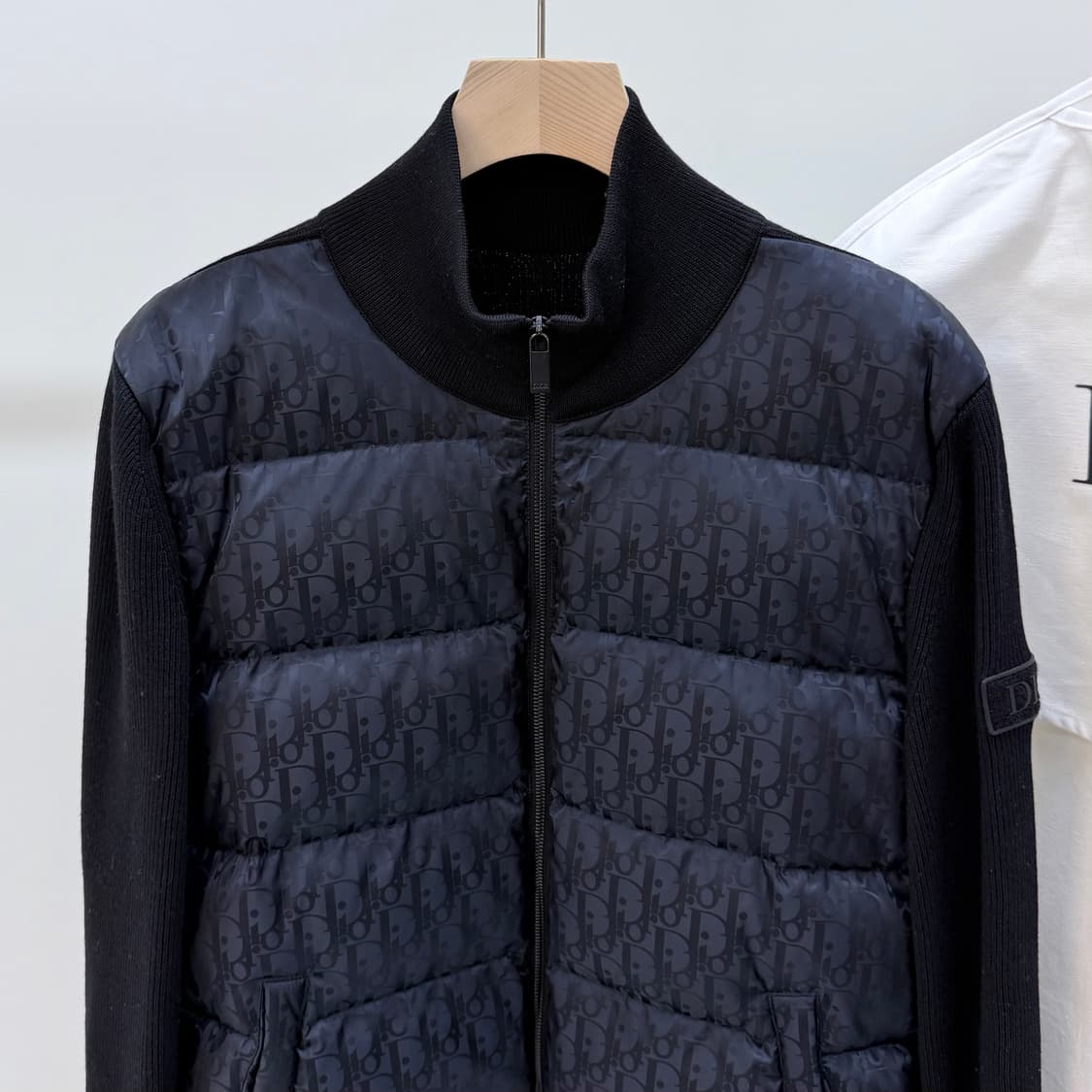 [S+급/S] 디올 오블리크 니트패딩 블랙 풀구성 상품이미지2