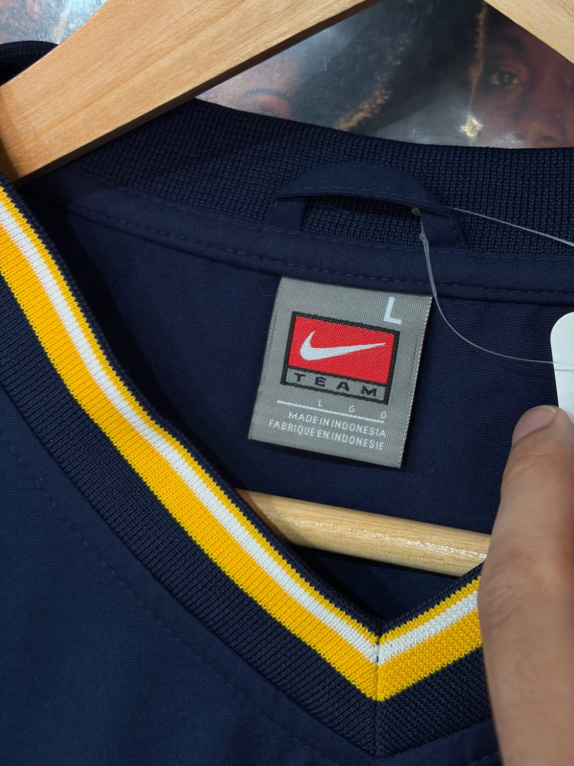 J44 나이키 팀 웨스트 버지니아 웜업 L 상품이미지3