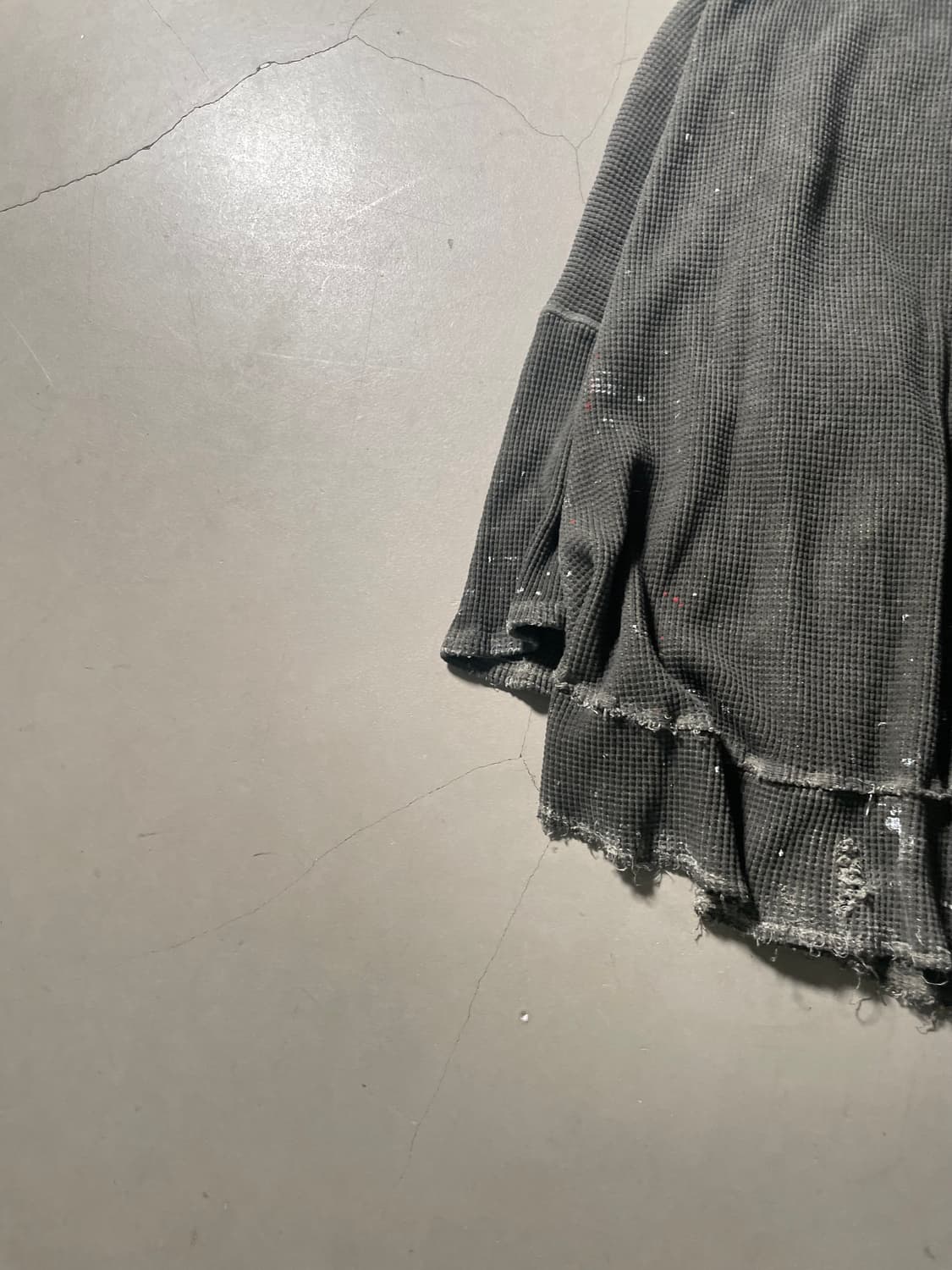 KZ Atelier Dyeing Waffle Damage T-shirt 상품이미지3