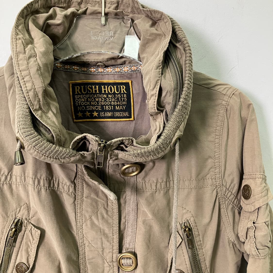 RUSH HOUR 카키 야상 자켓 상품이미지4