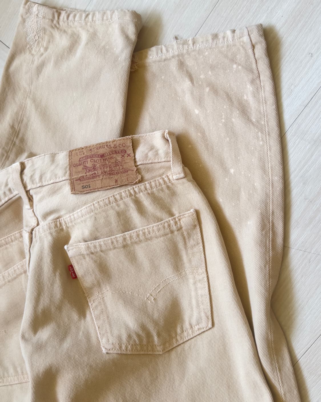 [levis 501]painting destroyed pants 상품이미지1