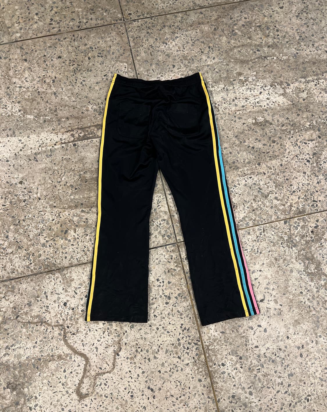 M) 아디다스 블랙 부츠컷 트레이닝 팬츠 P106 상품이미지3