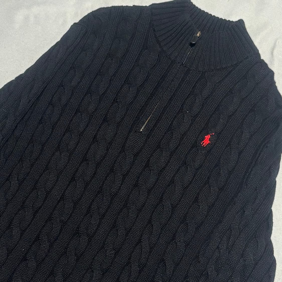 🫶🏻 폴로랄프로렌 블랙 하프집업 니트 🫶🏻 상품이미지2