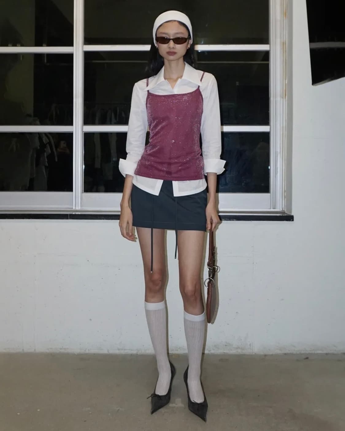 Go To Mini Skirt Navy 상품이미지2