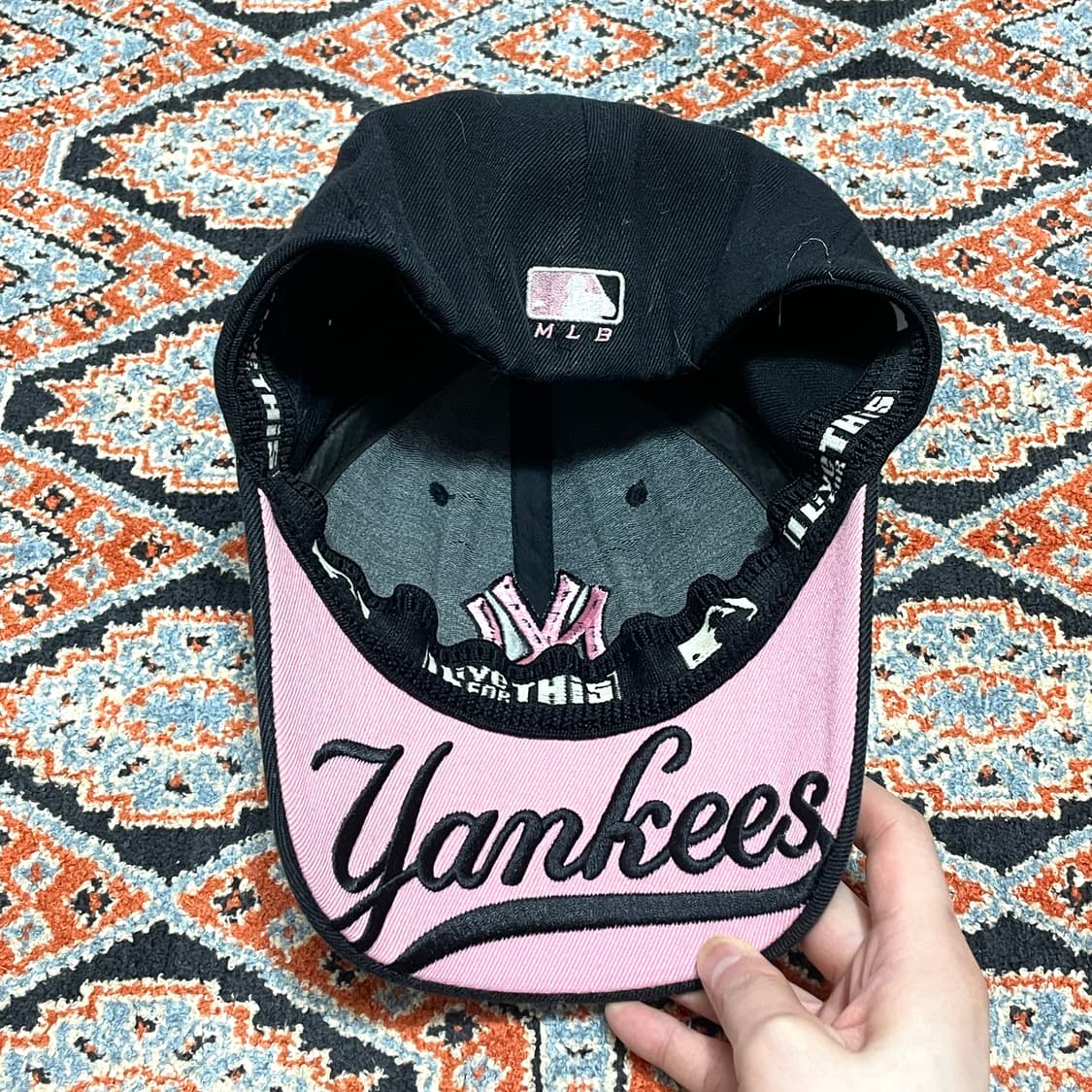 MLB 뉴욕양키즈 검핑 야구볼캡 사이즈 XS-S 상품이미지4