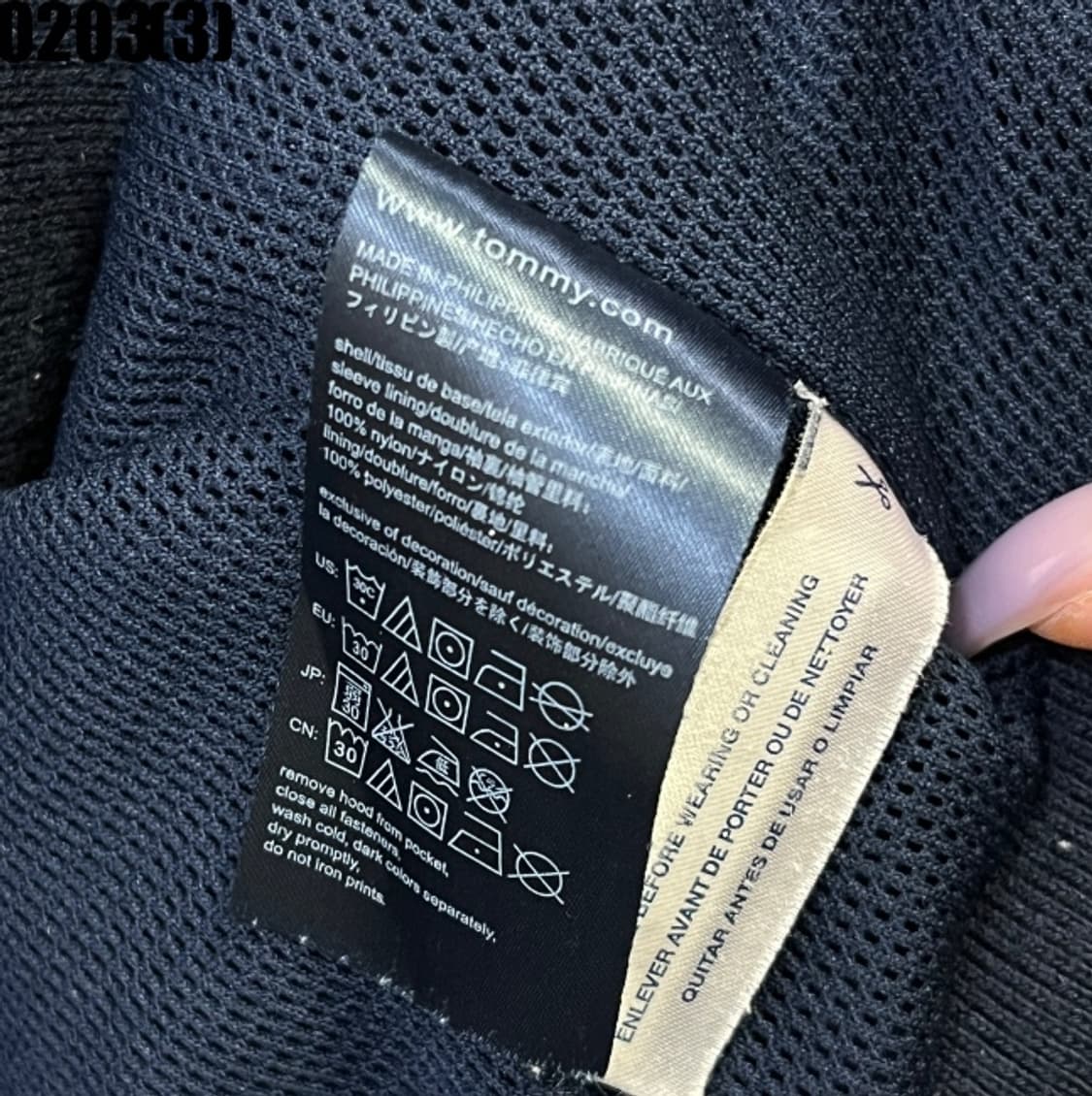 타미힐피거 바람막이 후드 자켓 상품이미지5