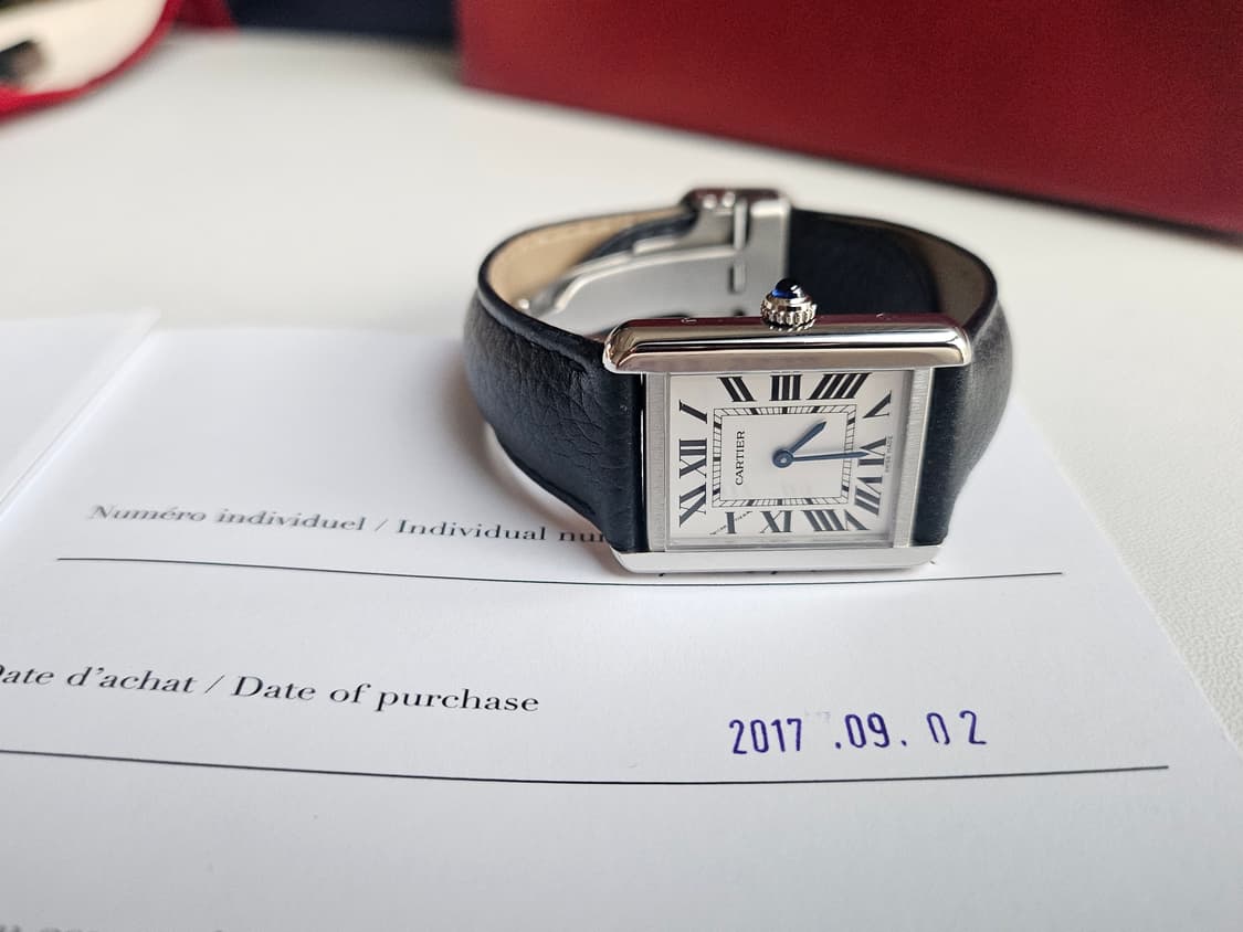 까르띠에 탱크솔로 스몰 스틸 상품이미지3