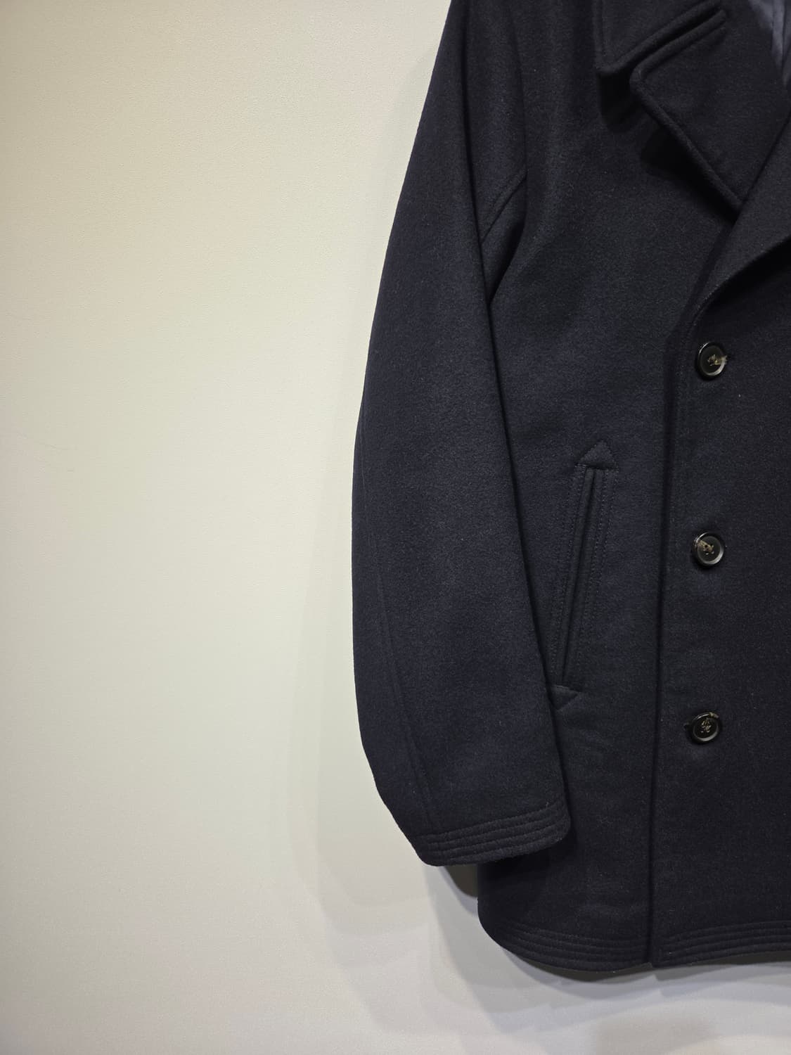 아베크롬비 앤 피치 이탈리안 패브릭 울 피코트 상품이미지4