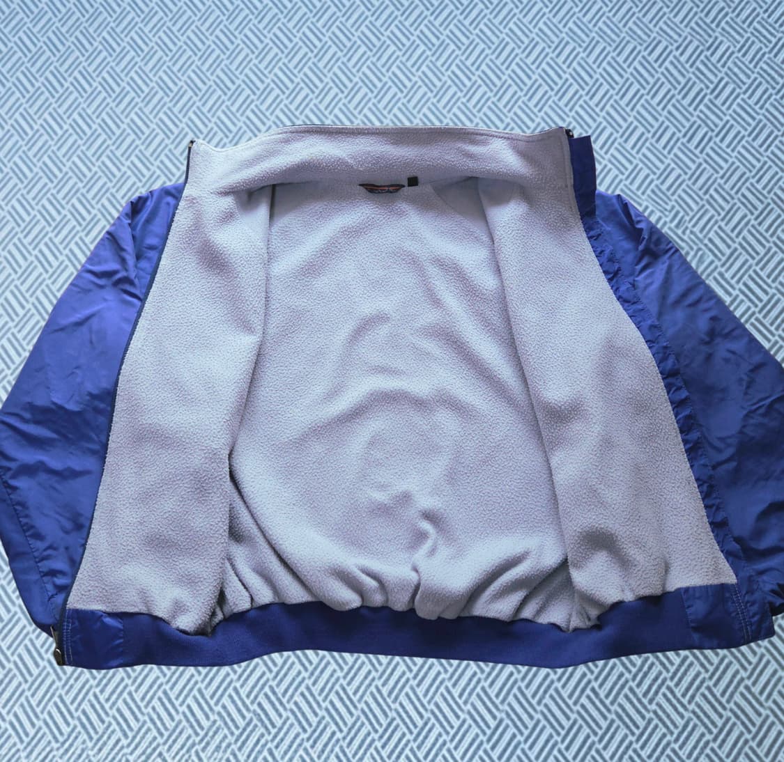 (XL)파타고니아 80s Usa 블루/그레이 쉘 봄버 자켓 상품이미지4