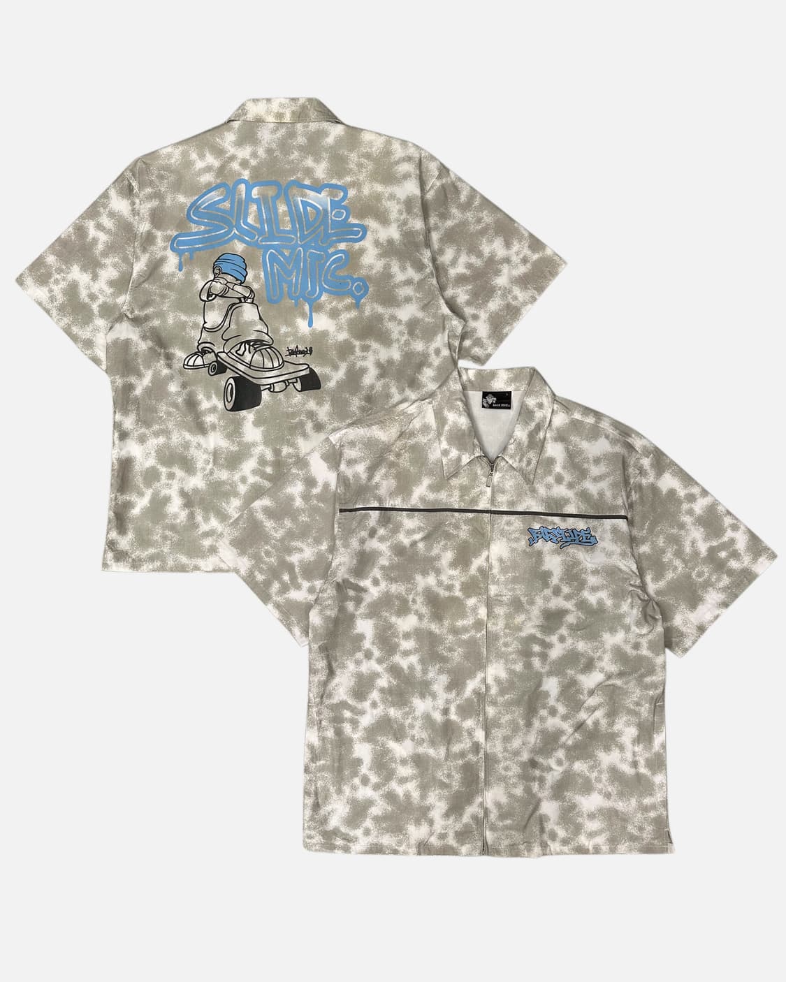 DACK DIVE signature skater zip-up shirt 상품이미지1