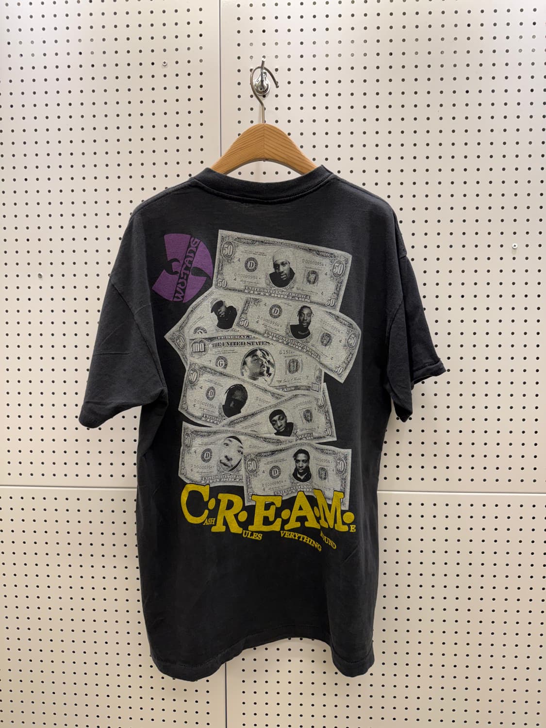 빈티지 우탱 클랜 로고 프린팅 반팔 티셔츠 U1448 상품이미지3