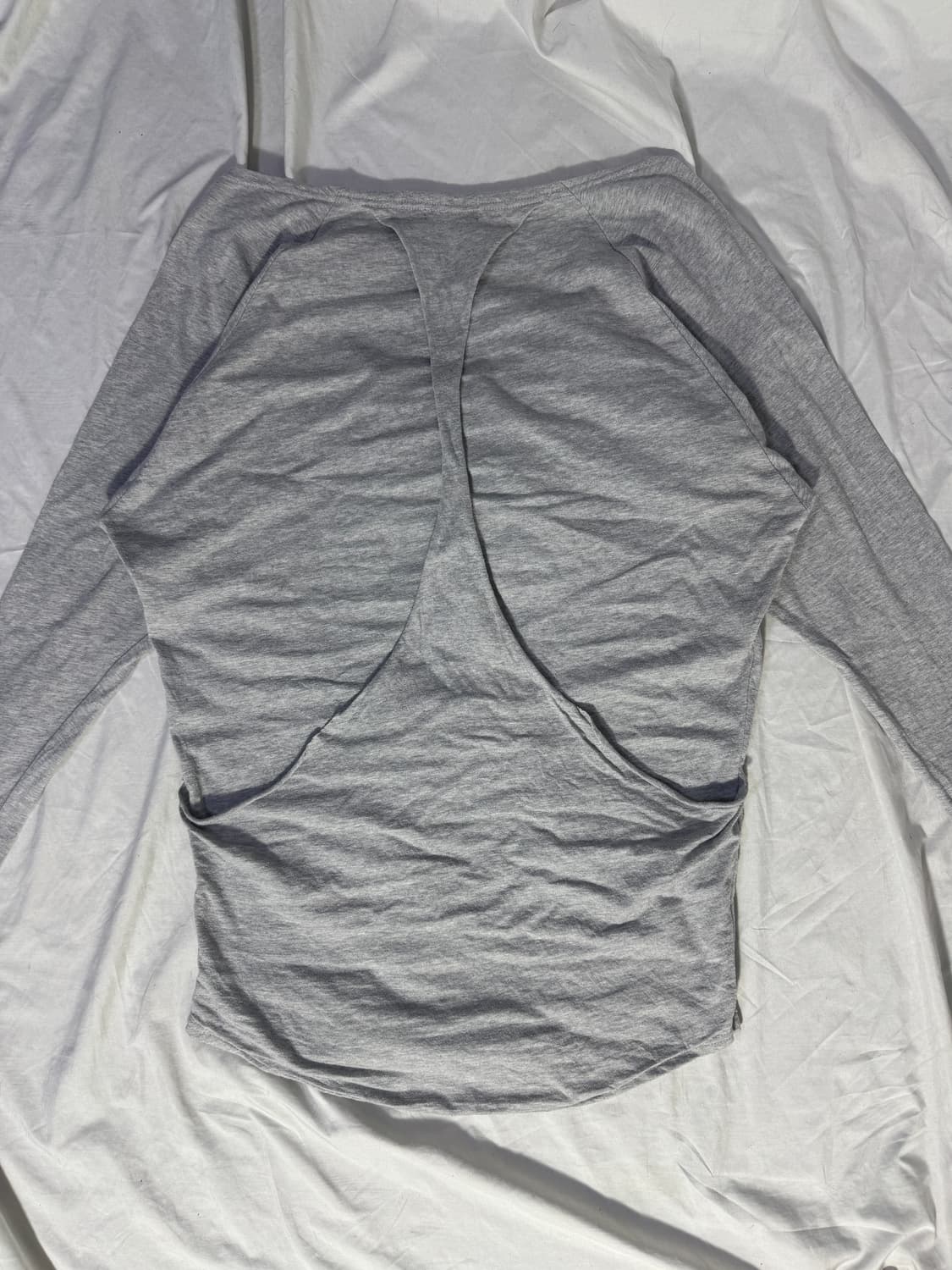 Glad news 컷아웃 스컬 롱슬리브 y2k punk 펑크 아방가르드 상품이미지7