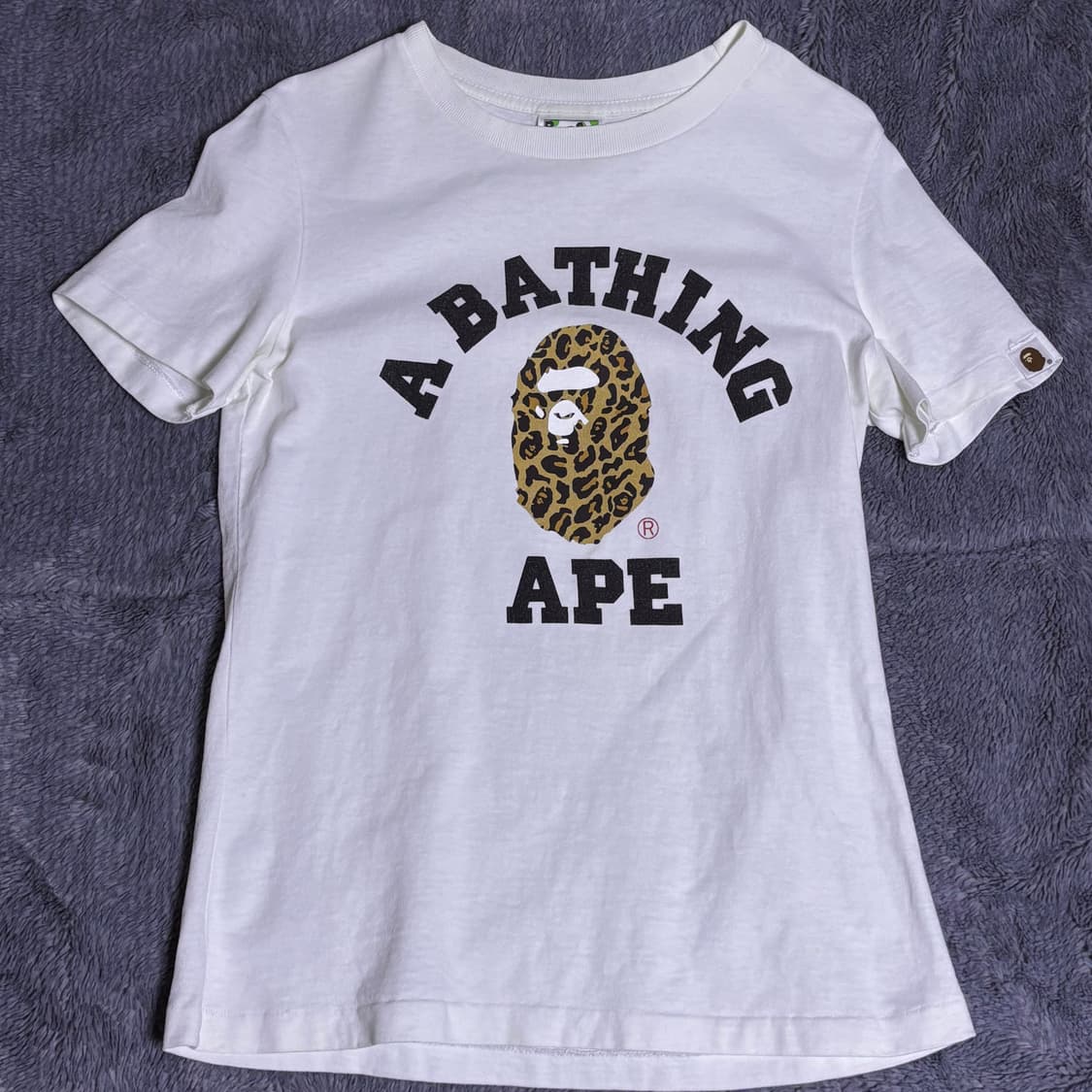 베이프 호피 레오파드 반팔 상품이미지1