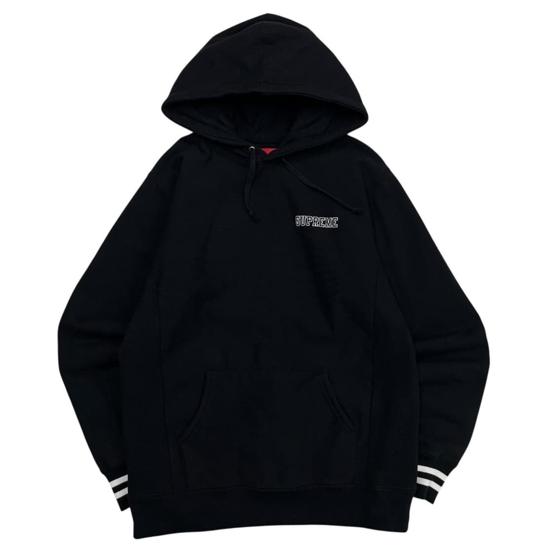 슈프림 2016 FW 로고 블랙 심플 후드 M 상품이미지2