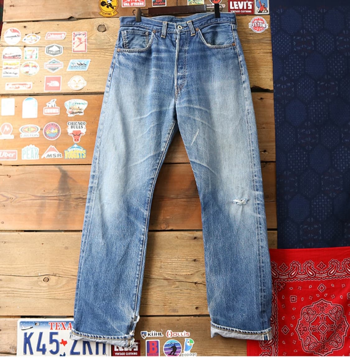 미국판 90s LVC LEVIS 리바이스 44501XX 빅E 셀비지데님 상품이미지2