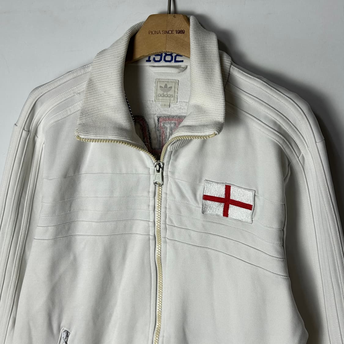 [adidas] 아디다스 잉글랜드 화이트 트랙탑 져지 상품이미지3