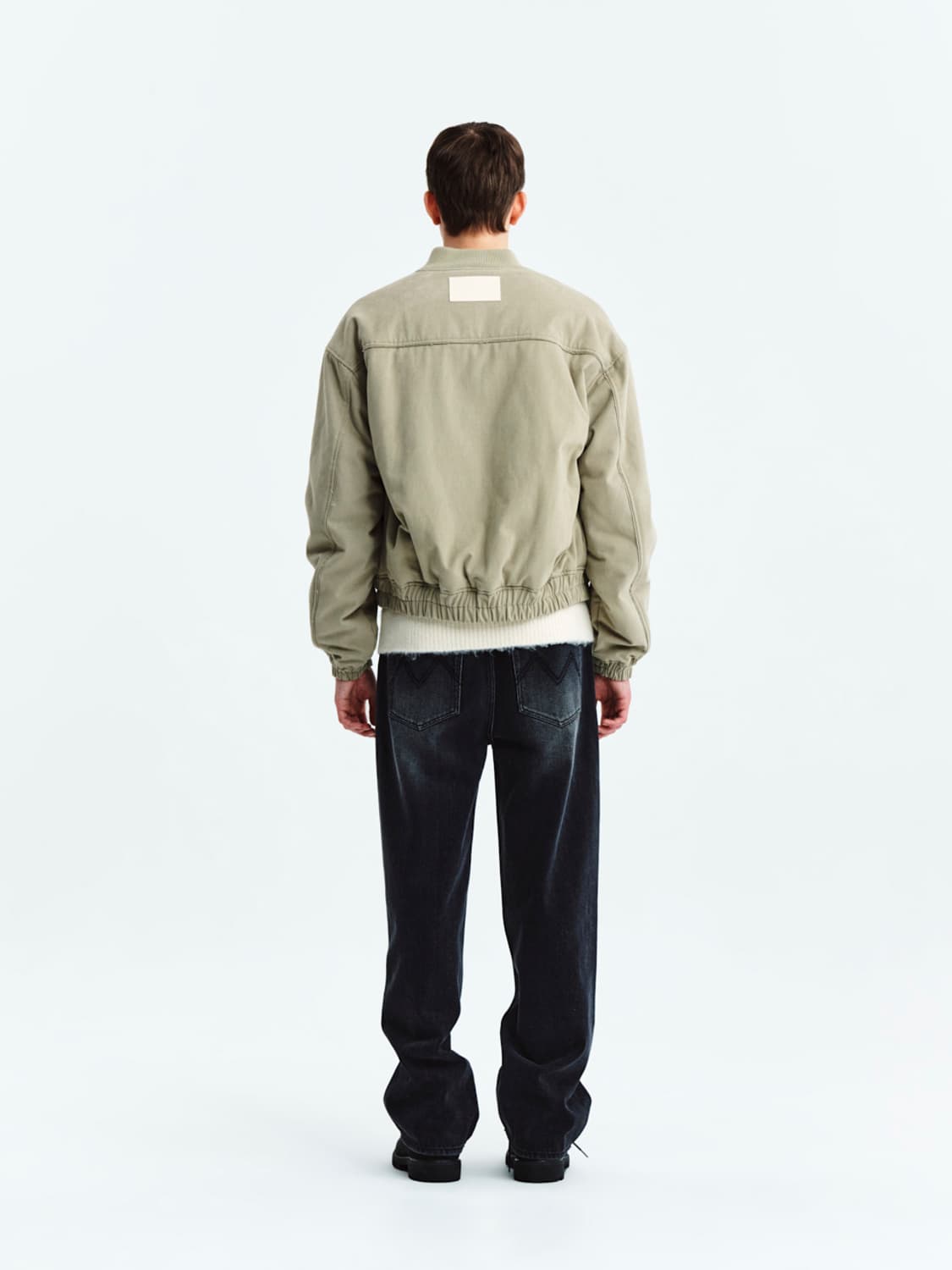 마뗑킴 리버스 워시드 데님 포맨 XL 상품이미지5