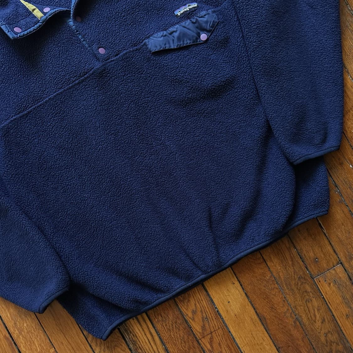 90s 파타고니아 신칠라 스냅-T 네이비 자메이카 상품이미지3