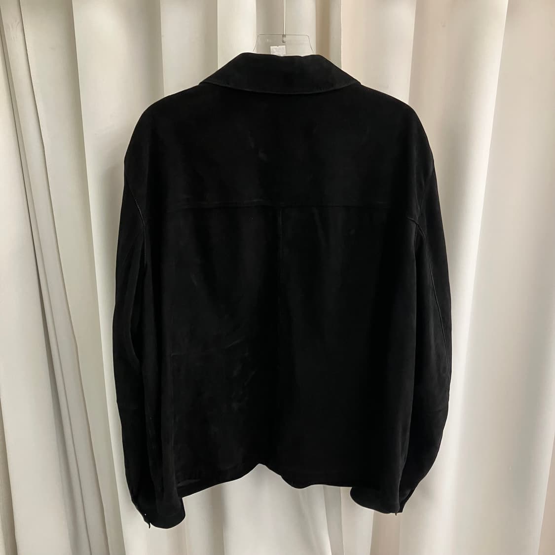 마시모두띠 블랙 스웨이드 자켓 XL 상품이미지2