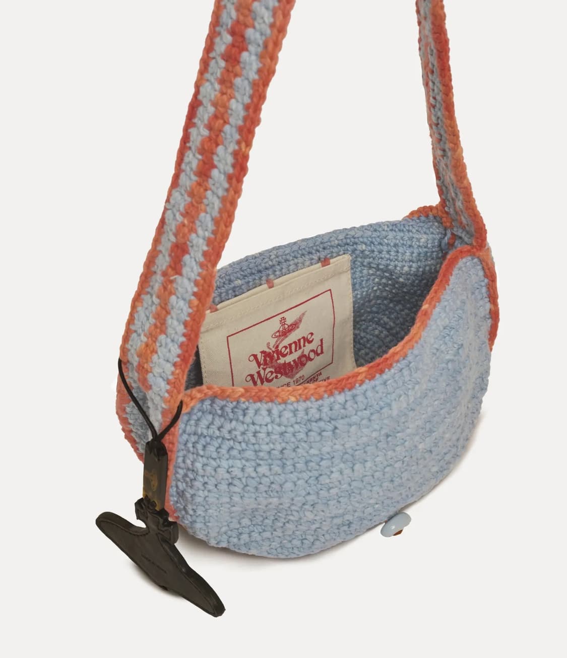 비비안웨스트우드 25fw 하프문 크로셰 크로스백 상품이미지3