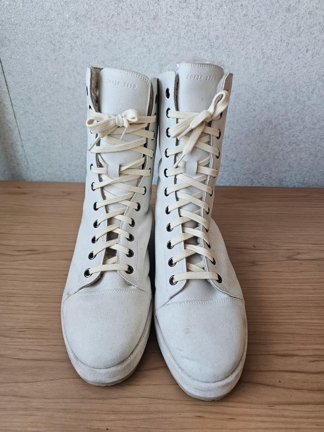 새상품 연예인 협찬 제이호 컬렉션 크림 부츠(빅사이즈) 상품이미지2