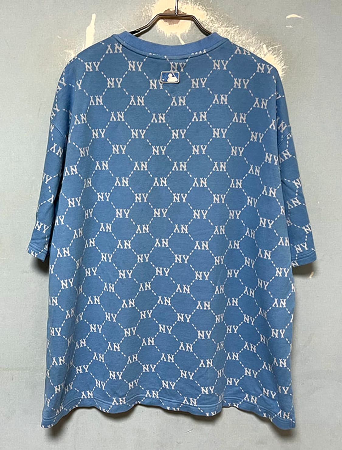 MLB 다이아 모노그램 남자 반팔티셔츠 뉴욕양키스 루즈핏 XXL 110 상품이미지2