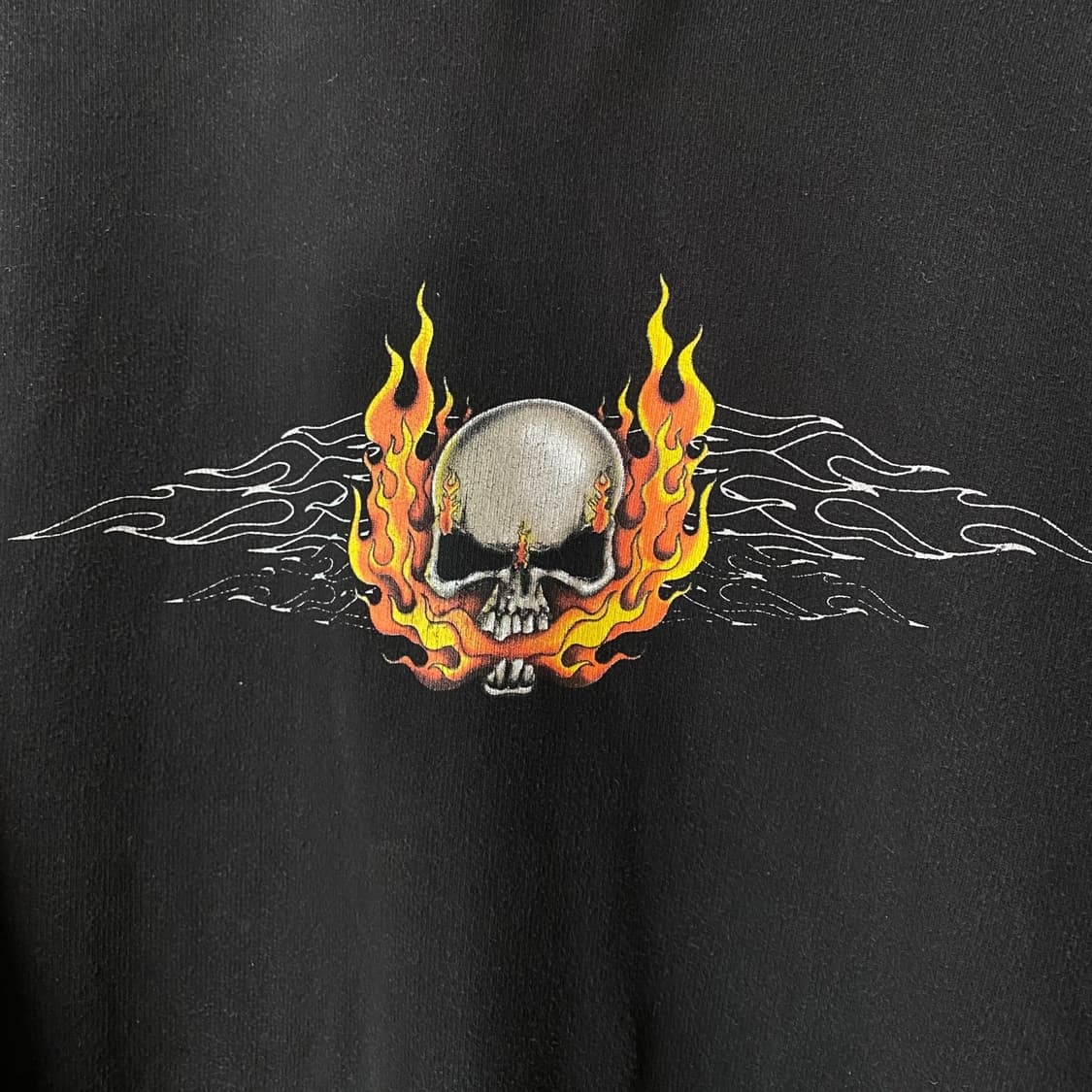 (L)sonoma 소노마 스컬 플레임 후드티셔츠 상품이미지5