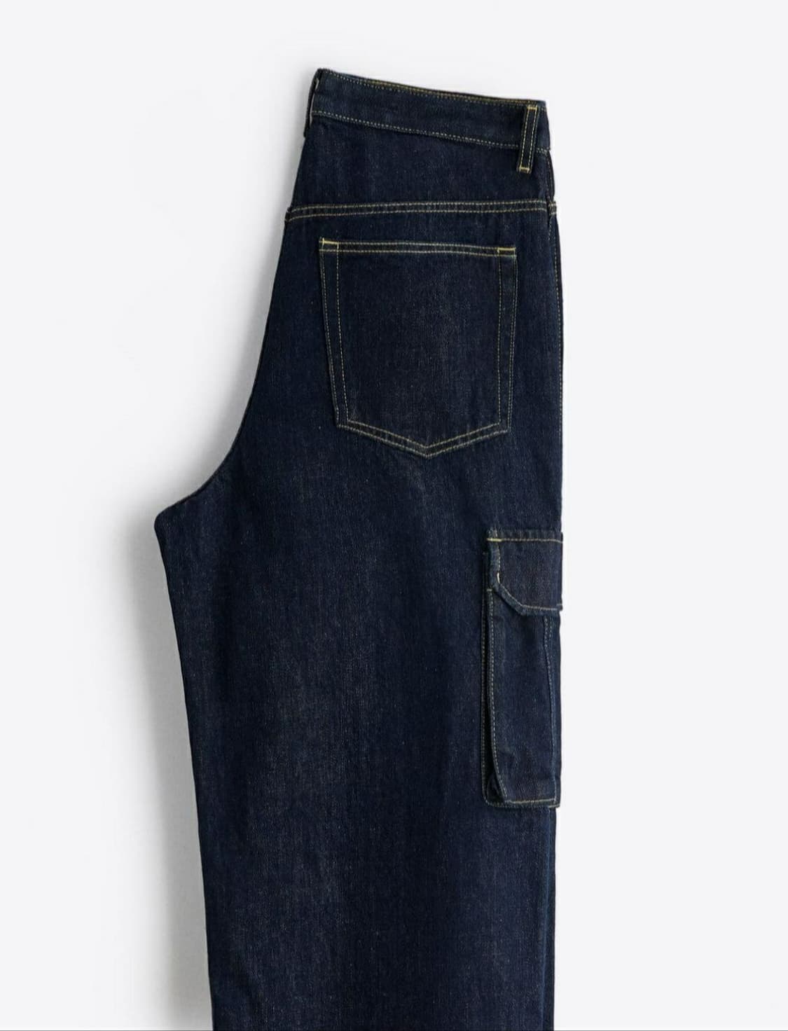 자라 와이드 카고 데님 팬츠 상품이미지9