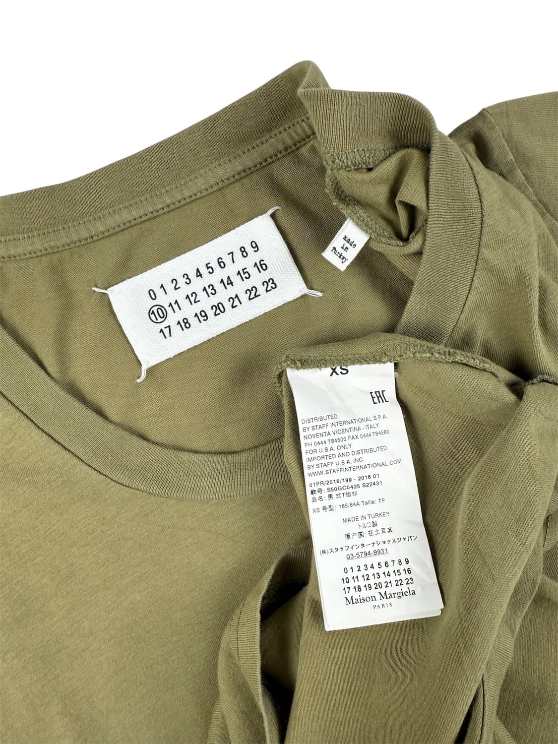 마르지엘라 스티치 티셔츠 상품이미지4