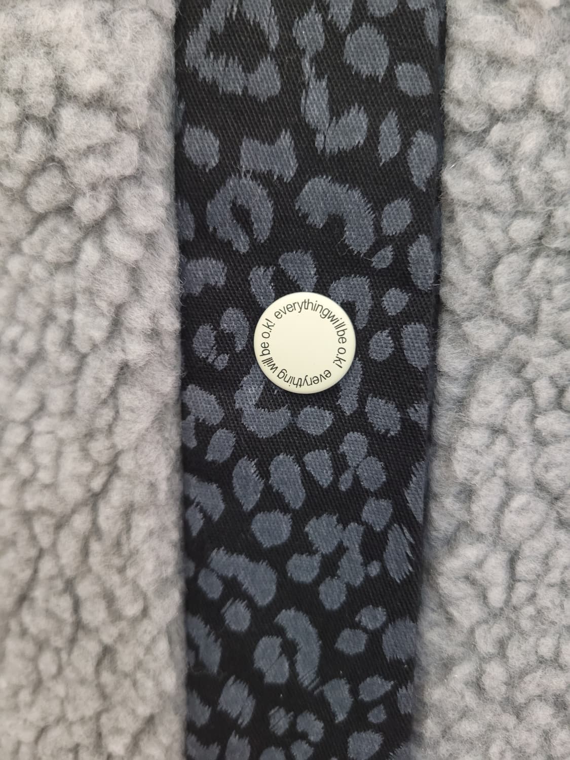 로브로브서울 LovLov 그레이 롱테디 퍼점퍼 뽀글이 롱코트 55~66반 상품이미지3