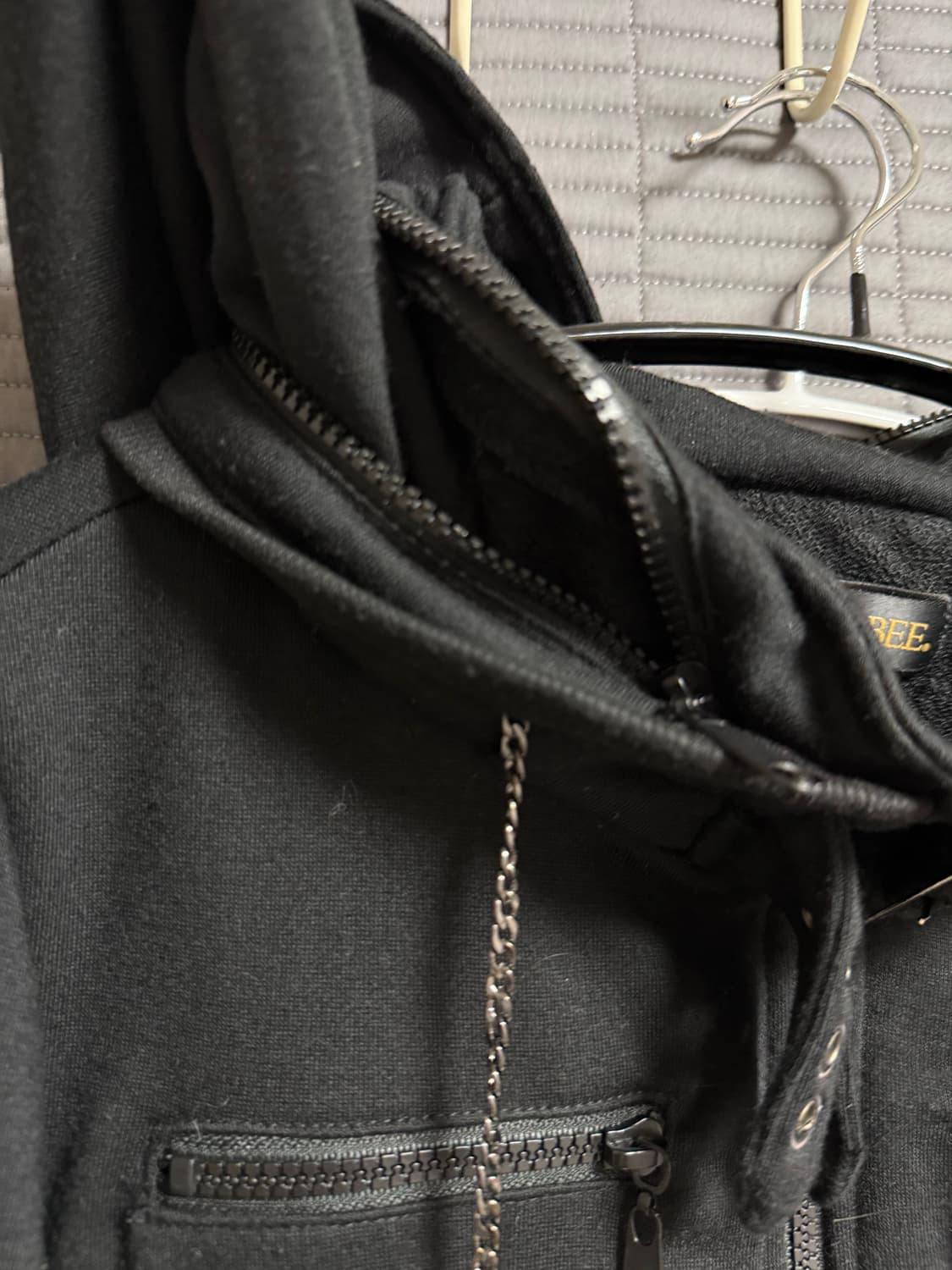 세실맥비 넥버클 하이넥 y2k 투웨이 자켓 후드집업 상품이미지8