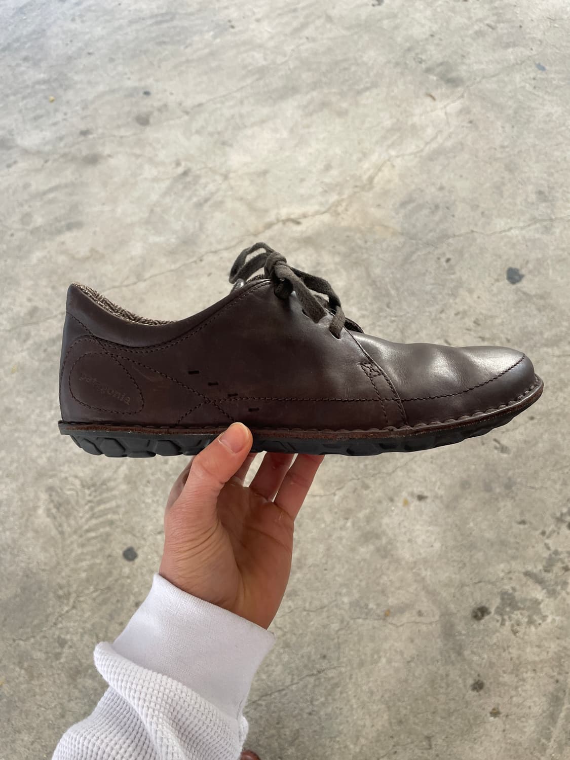 00s Patagonia Loulu Velvet Brown Leather 상품이미지6