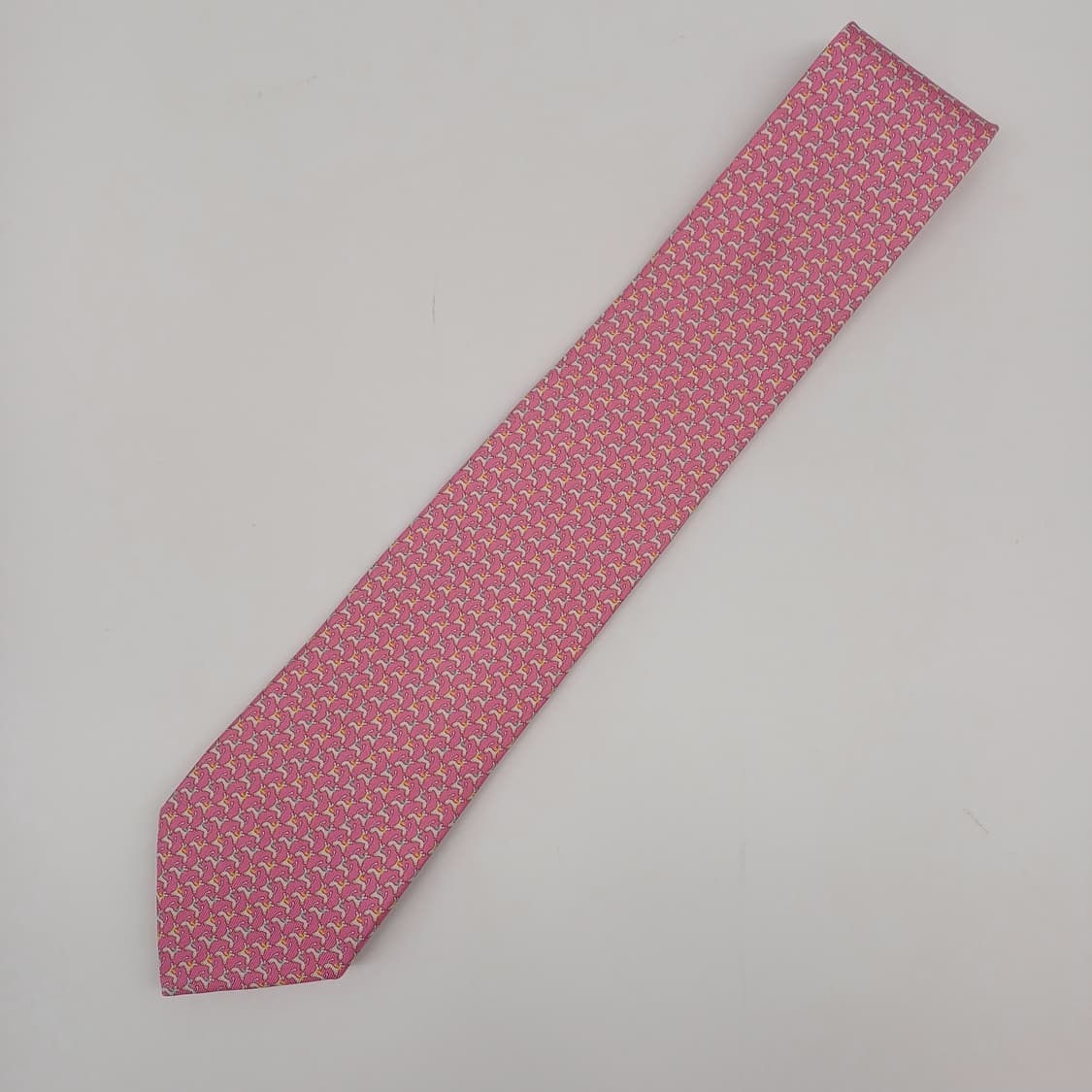 페라가모 실크 넥타이 [RBSCF11734-136-3] 상품이미지4