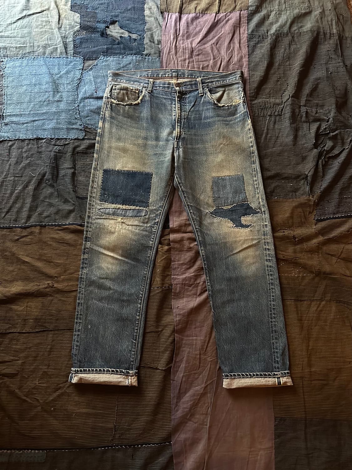 60s Levis BigE Selvedge Denim Pants 66전기 상품이미지1