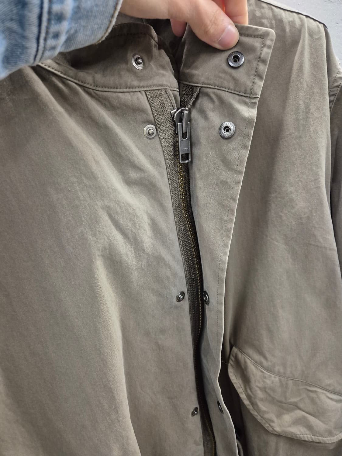 브라운야드 에센셜 파카 올리브색 1 상품이미지4