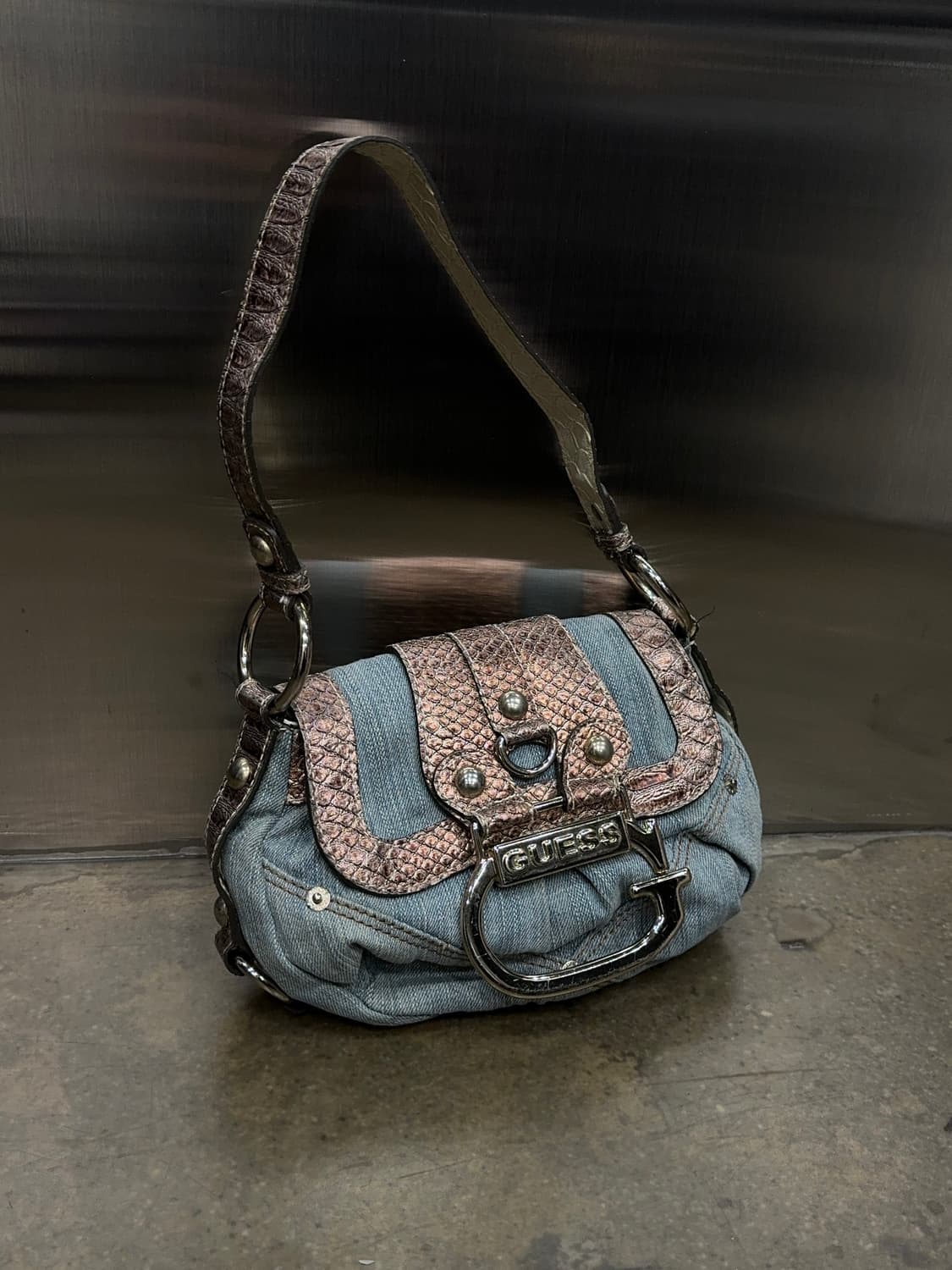 Guess rare denim shoulder bag 상품이미지1