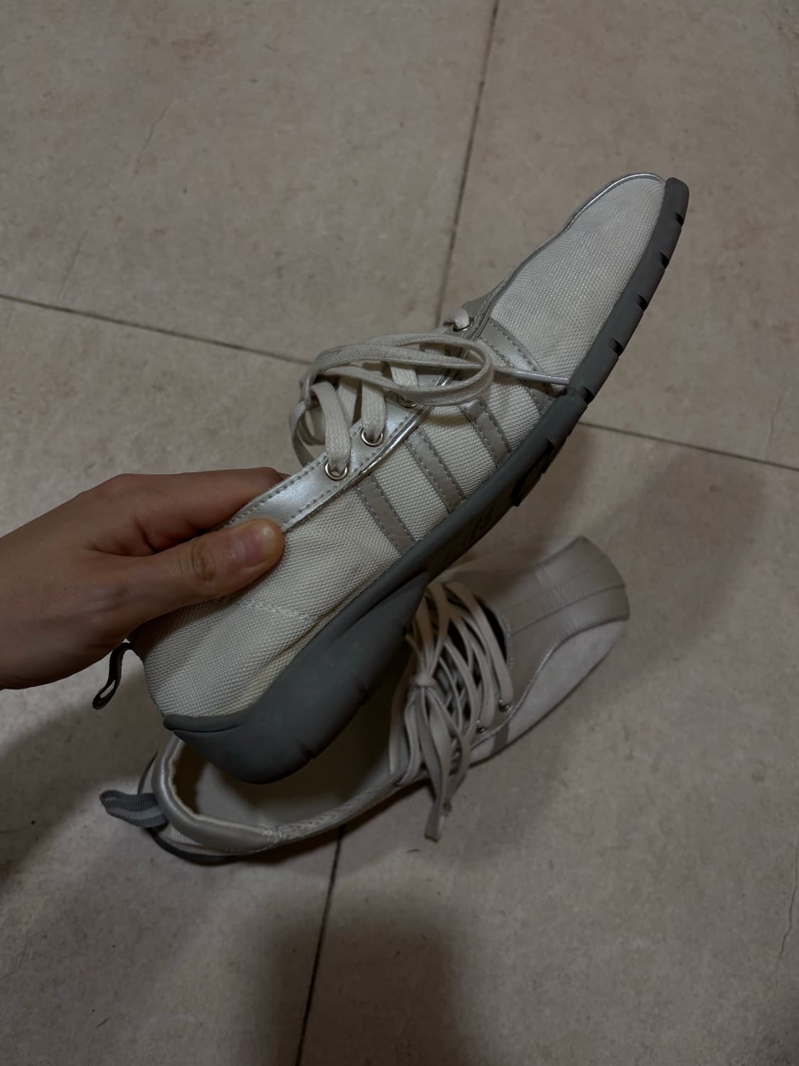 락피쉬웨더웨어 블리스 레이스업 스니커즈 크림펄 245 상품이미지6