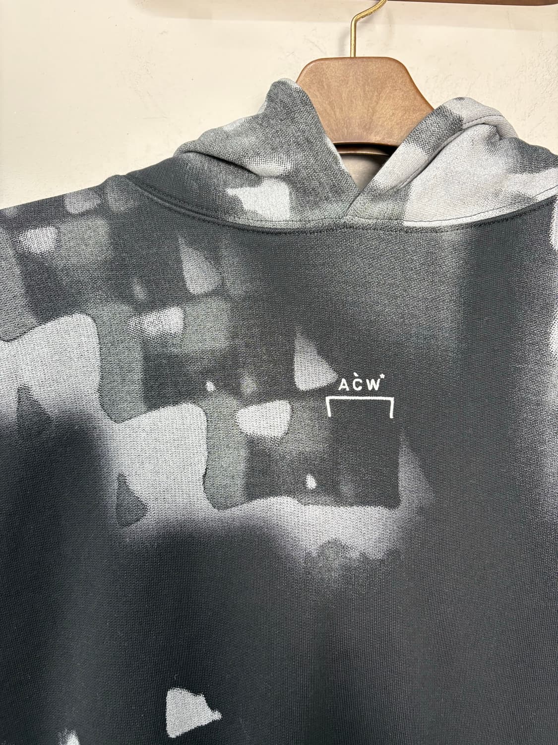 어콜드월 블랙 브러시 스트로크 후드티 A3242 상품이미지4