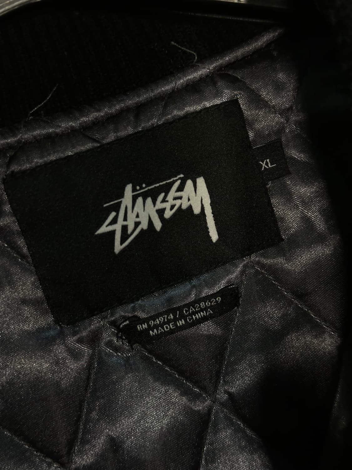 스투시 빅 S로고 레터맨 바시티 자켓 처분  상품이미지4