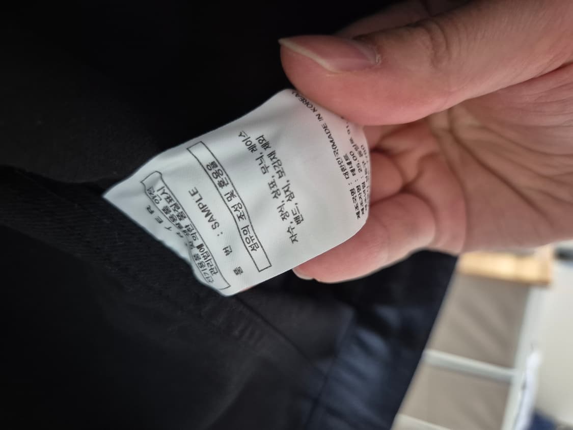 셔터 코튼 린넨 트러커 블랙 팝니다. m 상품이미지5