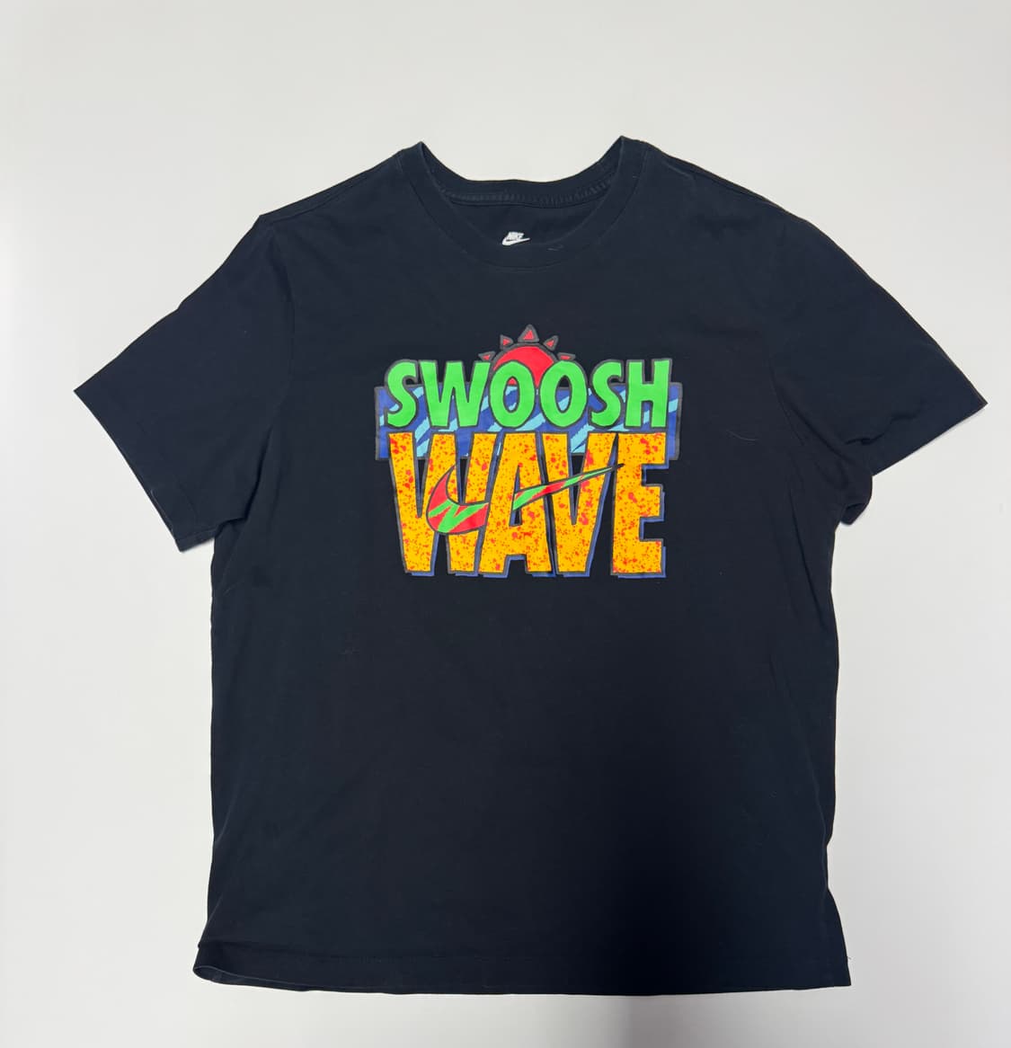 나이키 Nike 서머 웨이브 반팔 티셔츠 블랙 L 상품이미지1