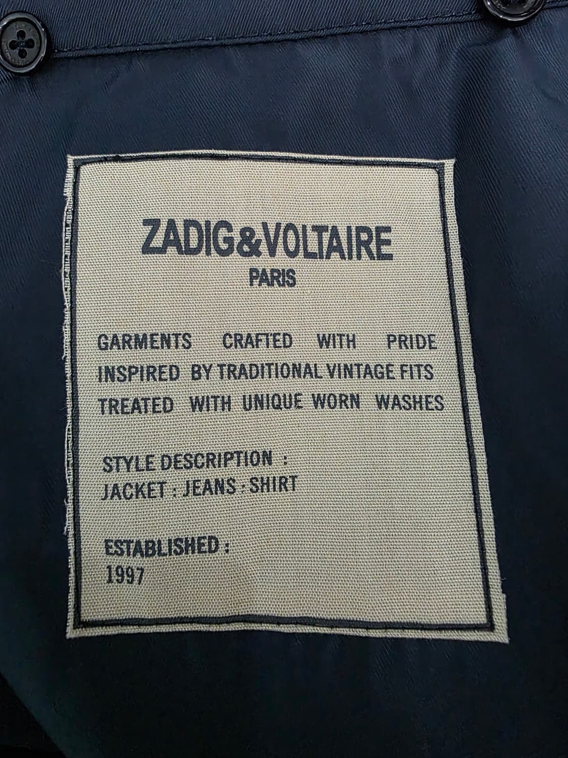 ZADIG & VOLTAIRE 쟈딕앤볼테르 여성 재킷 F 상품이미지9