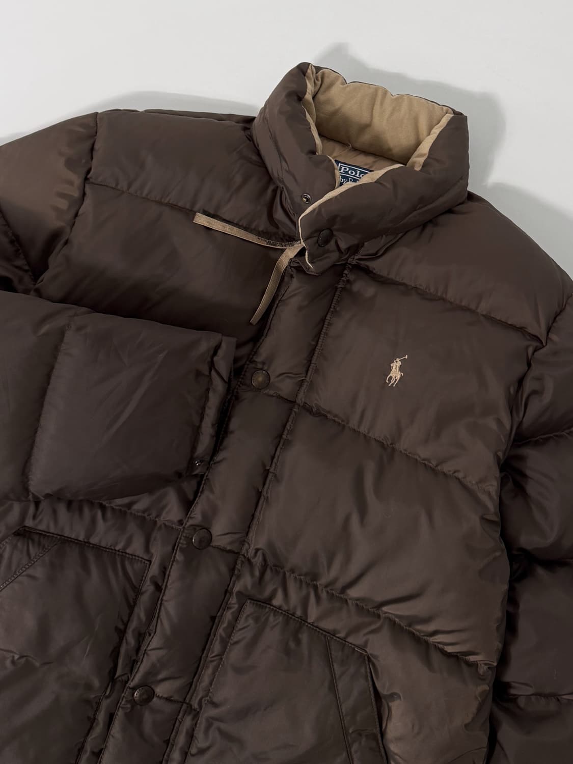 폴로 랄프로렌 루즈핏 딥브라운 덕다운 푸퍼 패딩 상품이미지3