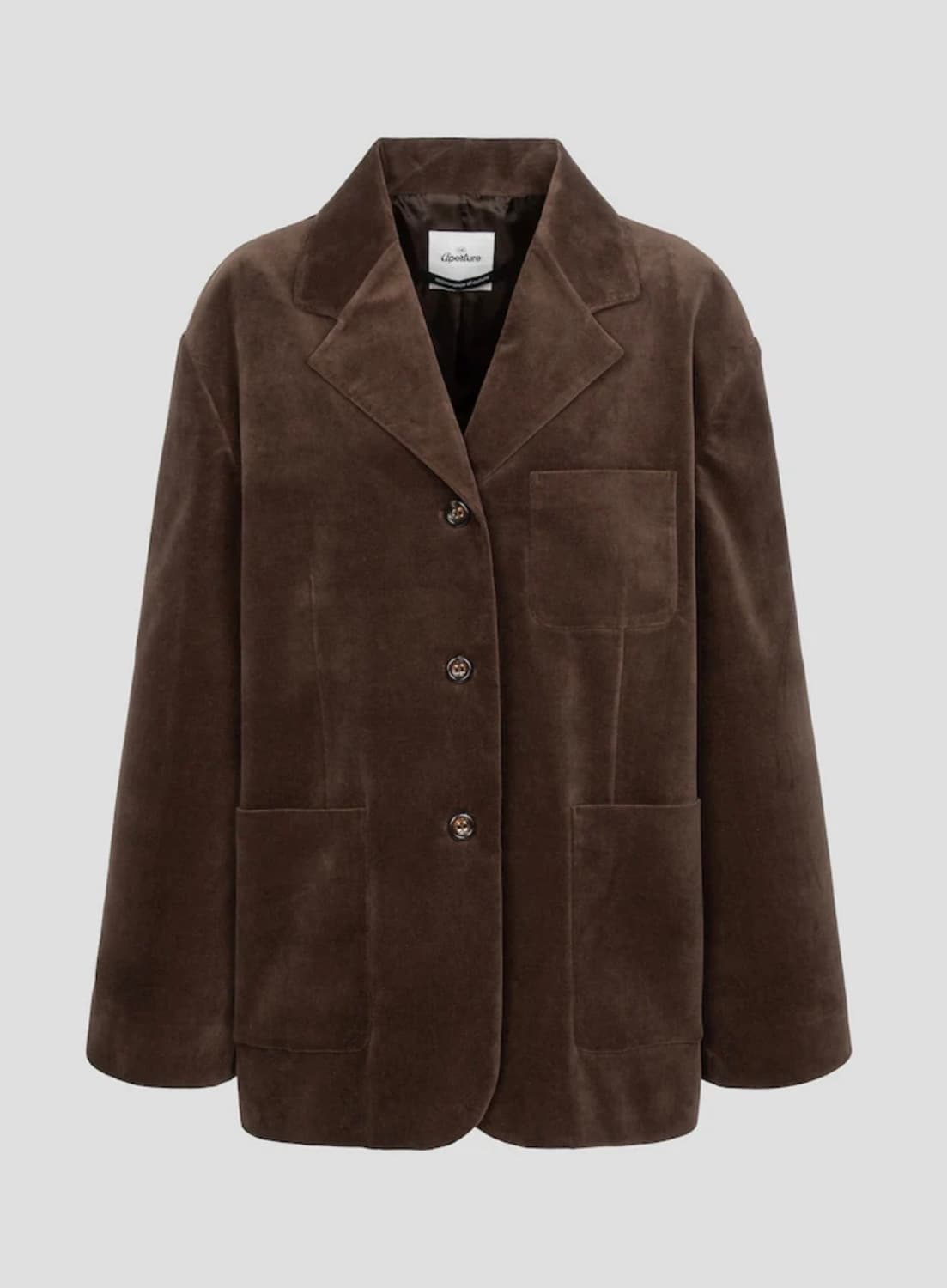 디애퍼처 katy over jacket brown 오버핏자켓 상품이미지6