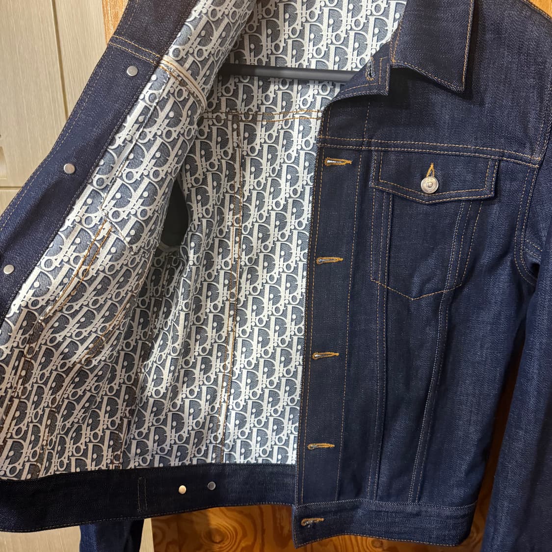 디올 오블리크 데님(청) 자켓 44 사이즈 판매 합니다. 상품이미지6