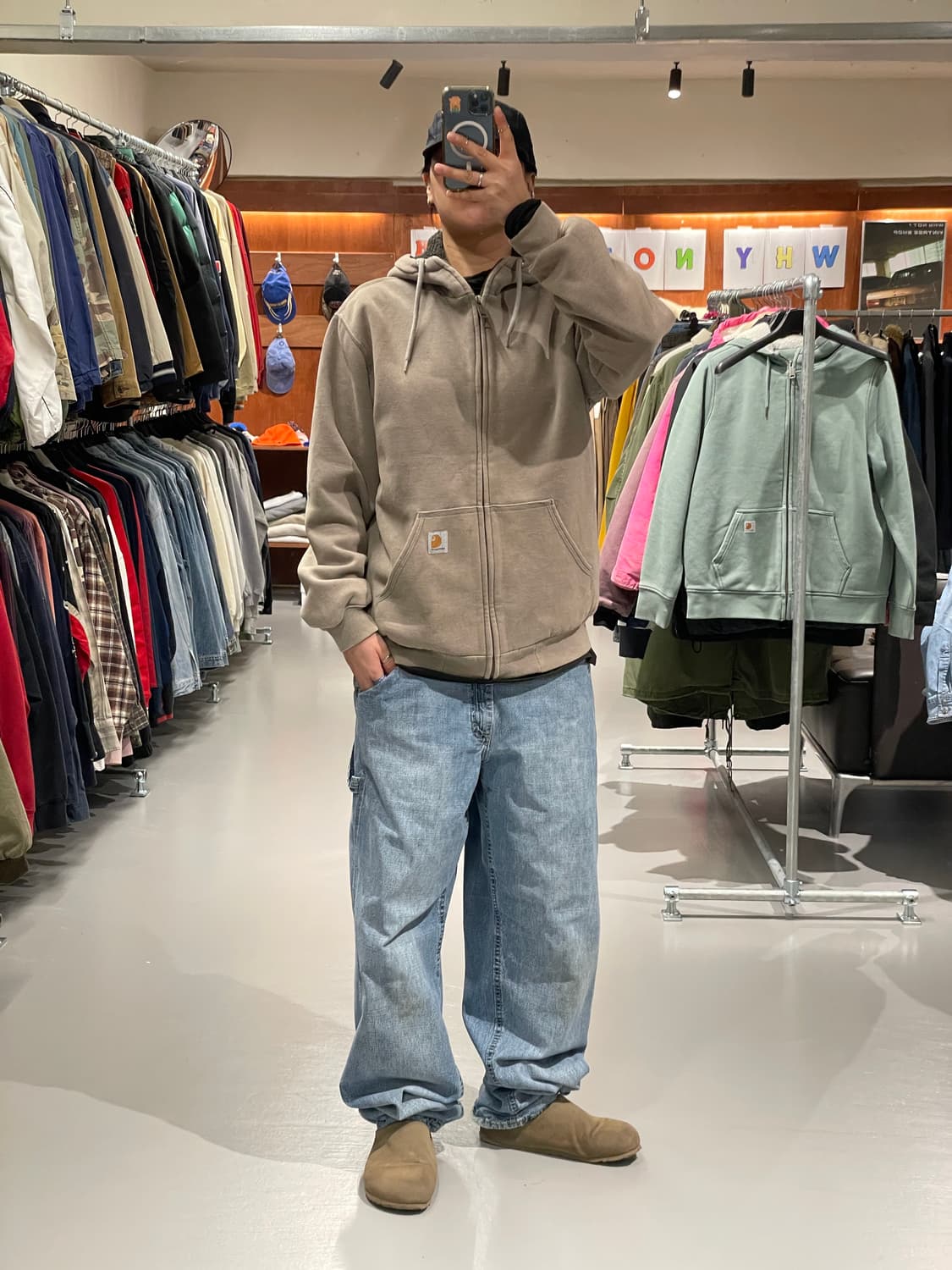 칼하트 쉐르파 후드 집업   상품이미지6